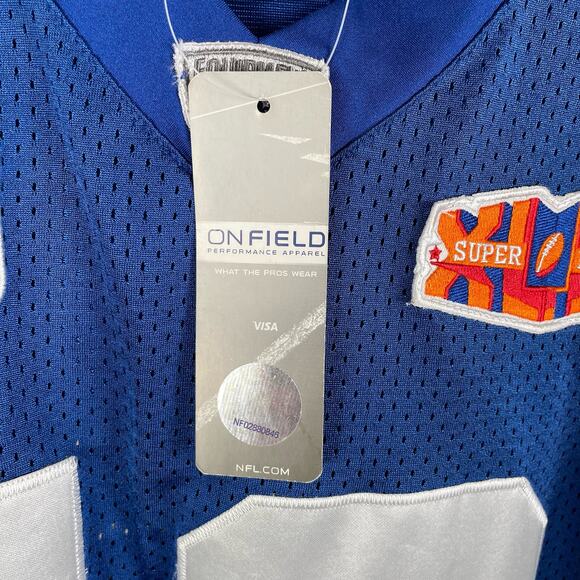 Peyton Manning Indianapolis Colts Super Bowl XLIV Mens Jersey Size 50 Reebok NWT - Picture 6 of 14